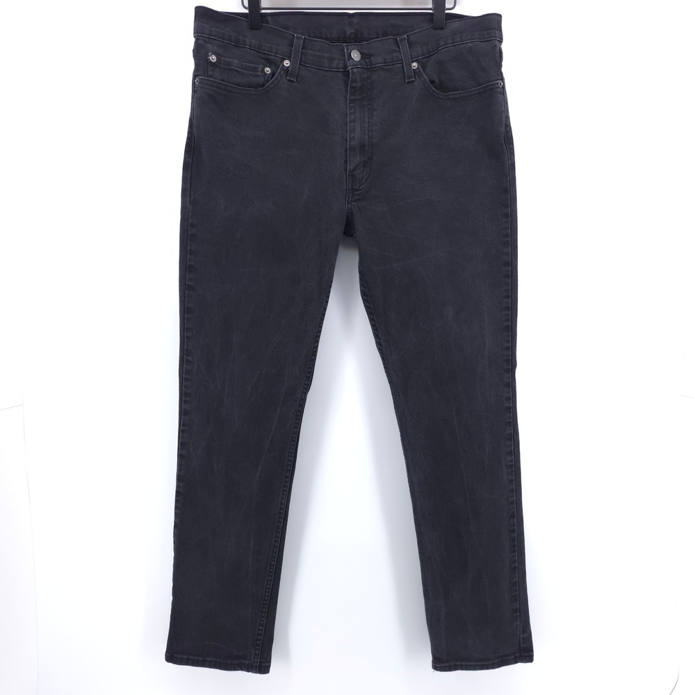 Levi's Mens Jeans 511 Slim Fit 36x32 Black Faded Denim Stretch Casual
